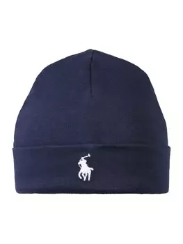Шапка Polo Ralph Lauren, темно-синий