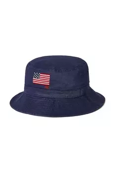 Шапка Polo Ralph Lauren, темно-синий