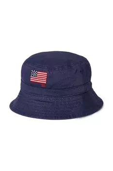 Шапка Polo Ralph Lauren, темно-синий