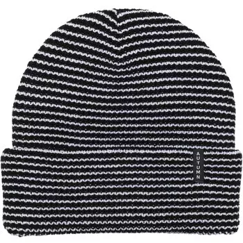 Шапка полосатая Autumn, черный