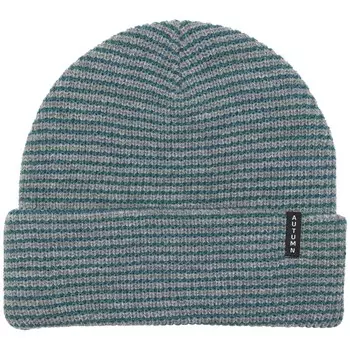 Шапка полосатая Autumn, серый / бирюзовый