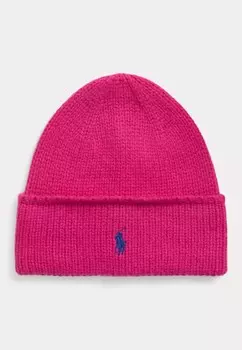 Шапка PONY BEANIE HAT COLD WEATHER Polo Ralph Lauren, розовый