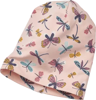 Шапка Pro Climate с узором бабочки розовая размер. 52/53 10шт ALANA