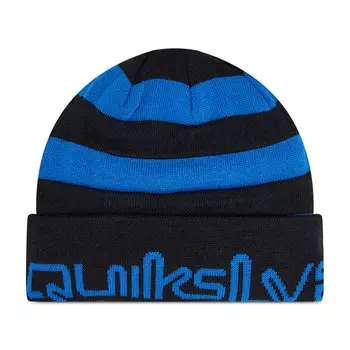 Шапка Quiksilver, голубовато-черный