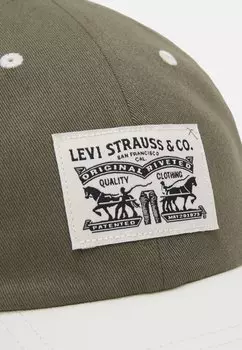 Шапка Relaxed Dad Heritage Unisex Levi's, оливковый