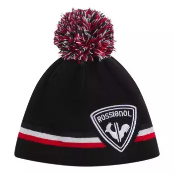 Шапка Rossignol Rooster Pompon, черный