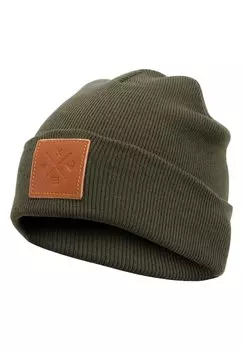 Шапка ROUGH BEANIE -MTZE – STRICKMTZE Manufaktur13, оливковый
