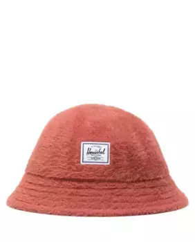 Шапка-рыбак унисекс из оранжевого искусственного мохера Herschel, оранжевый