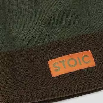 Шапка с цветными блоками Stoic, цвет Duffel Bag/Downtown Brown