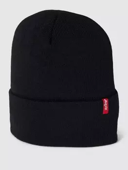 Шапка с деталью лейбла модели "SLOUCHY RED TAB" Levi's, черный