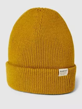 Шапка с детализацией лейбла модель "Кинабалу" Barts, горчично-желтый