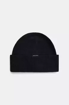Шапка с добавлением шерсти Armani Exchange, темно-синий