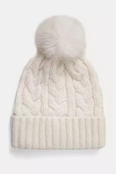 Шапка с добавлением шерсти Hollister Co., бежевый