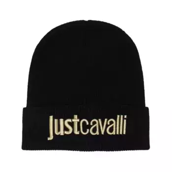 Шапка с добавлением шерсти Just Cavalli, черный