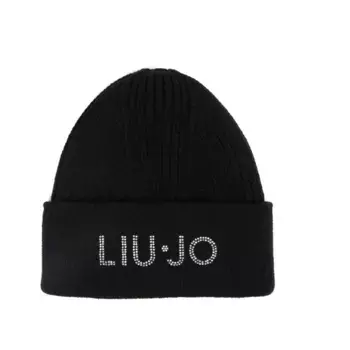 Шапка с добавлением шерсти Liu Jo, черный
