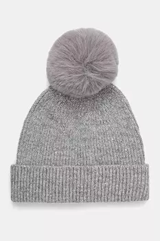 Шапка с добавлением шерсти Morgan, серый