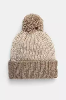 Шапка с добавлением шерсти New Era, бежевый