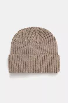 Шапка с добавлением шерсти Sisley, бежевый