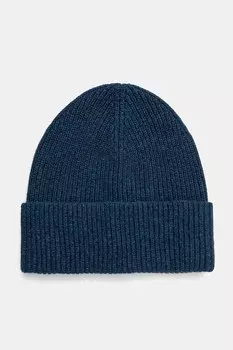 Шапка с добавлением шерсти United Colors Of Benetton, темно-синий