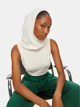 Шапка с капюшоном Max Mara Leisure, белый