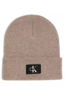 Шапка с кашемировым наполнением Calvin Klein Jeans, коричневый