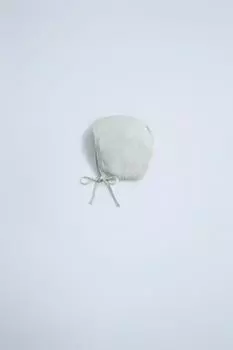 Шапка с клещами ZARA, светло-голубой