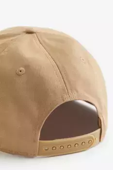 Шапка с козырьком и аппликацией H&M, бежевый