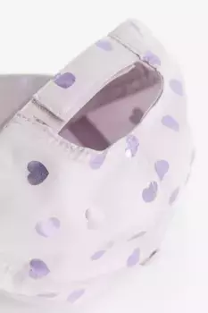 Шапка с козырьком и аппликацией H&M, лиловый