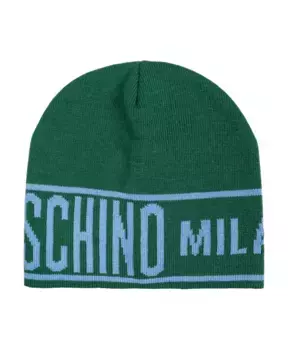 Шапка с логотипом Moschino, зеленый