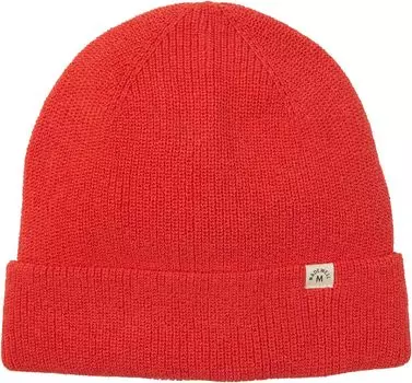 Шапка с манжетами из (Re)источников Madewell, цвет Wild Poppy