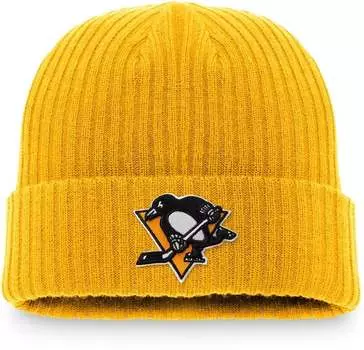 Шапка с манжетами NHL Pittsburgh Penguins Core