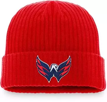Шапка с манжетами NHL Washington Capitals Core