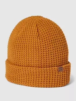 Шапка с нашивкой-лейблом модель "Ала" Billabong, коньячный цвет