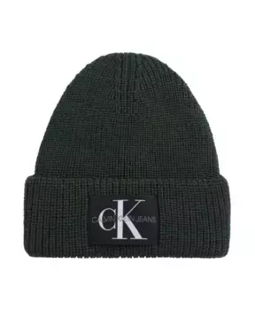 Шапка с нашивкой монологом Calvin Klein Jeans, зеленый