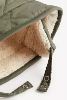 Шапка с наушниками H&M, зеленый