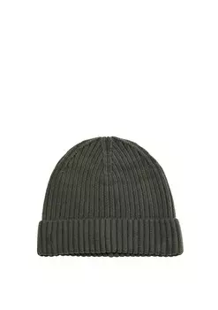 Шапка s.Oliver Beanie, оливковый