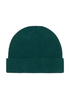 Шапка s.Oliver Beanie, темно-зеленый
