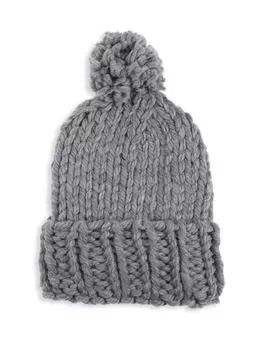 Шапка с помпоном Hat Attack, цвет Charcoal