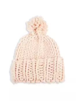 Шапка с помпоном Hat Attack, цвет Pale Pink