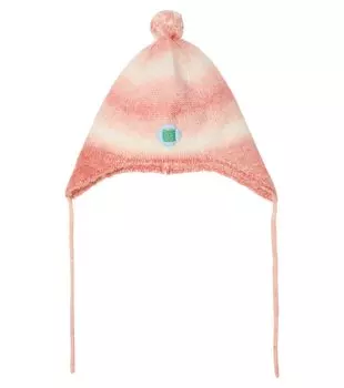 Шапка с помпоном Jellymallow, розовый