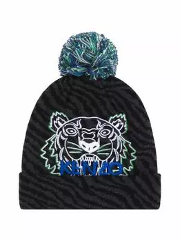 Шапка с помпоном Tiger Head Kenzo
