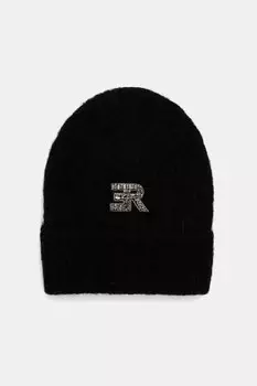 Шапка с шерстью Ermanno Scervino, черный