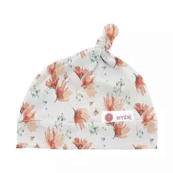 Шапка с узлом для младенцев Embe, цвет Blush Blossom