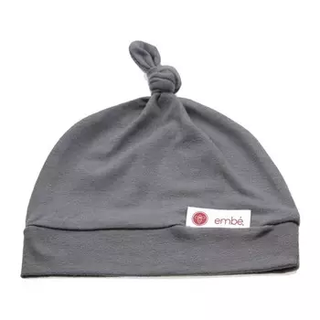 Шапка с узлом для младенцев Embe, цвет Grey Slate