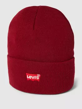 Шапка с вышивкой логотипа модель "RED BATWING" Levi's, темно-красный