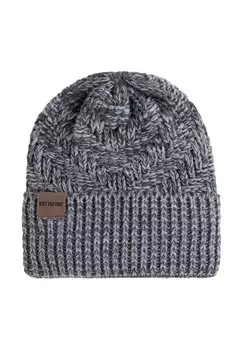 Шапка SALLY Knit Factory, цвет anthracite light grey