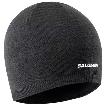 Шапка Salomon Salomon Beanie, цвет Deep Black