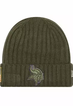 Шапка SALUTE TO SERVICE MINNESOTA VIKINGS New Era, цвет olive