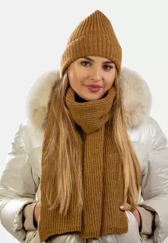 Шапка SCJ, коричневый