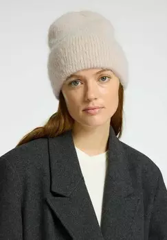 Шапка Selected Femme, молочный